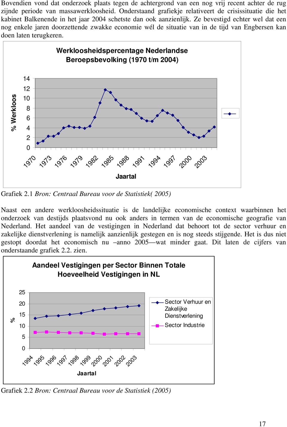 Ze bevestigd echter wel dat een nog enkele jaren doorzettende zwakke economie wél de situatie van in de tijd van Engbersen kan doen laten terugkeren.