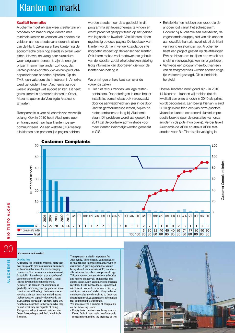 Hoewel de vraag naar aluminium weer langzaam toeneemt, zijn de energieprijzen in sommige landen zo hoog, dat klanten potlines dichthouden en hun productiecapaciteit naar beneden bijstellen.