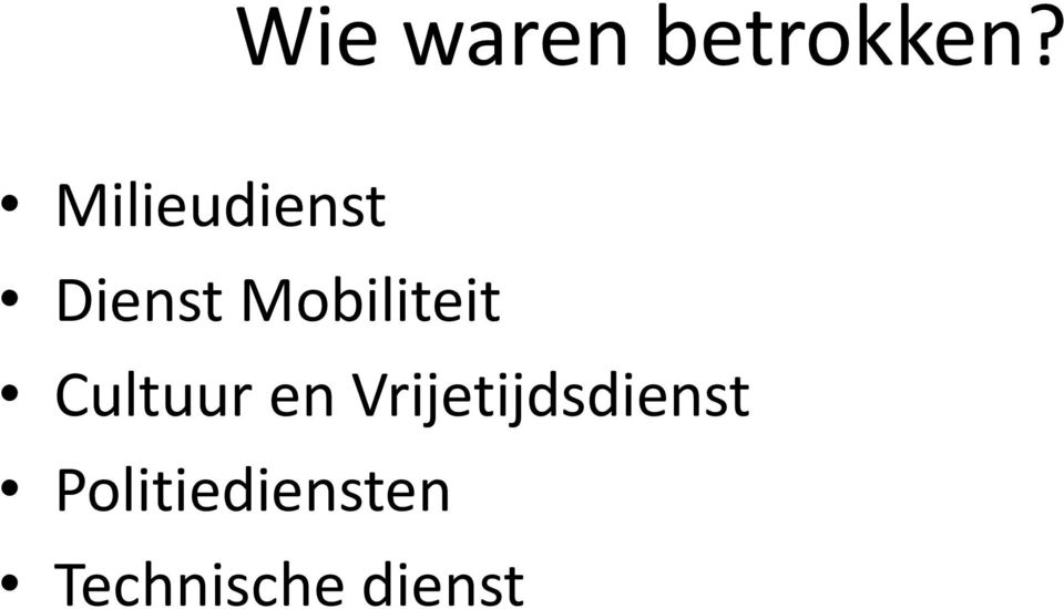 Mobiliteit Cultuur en