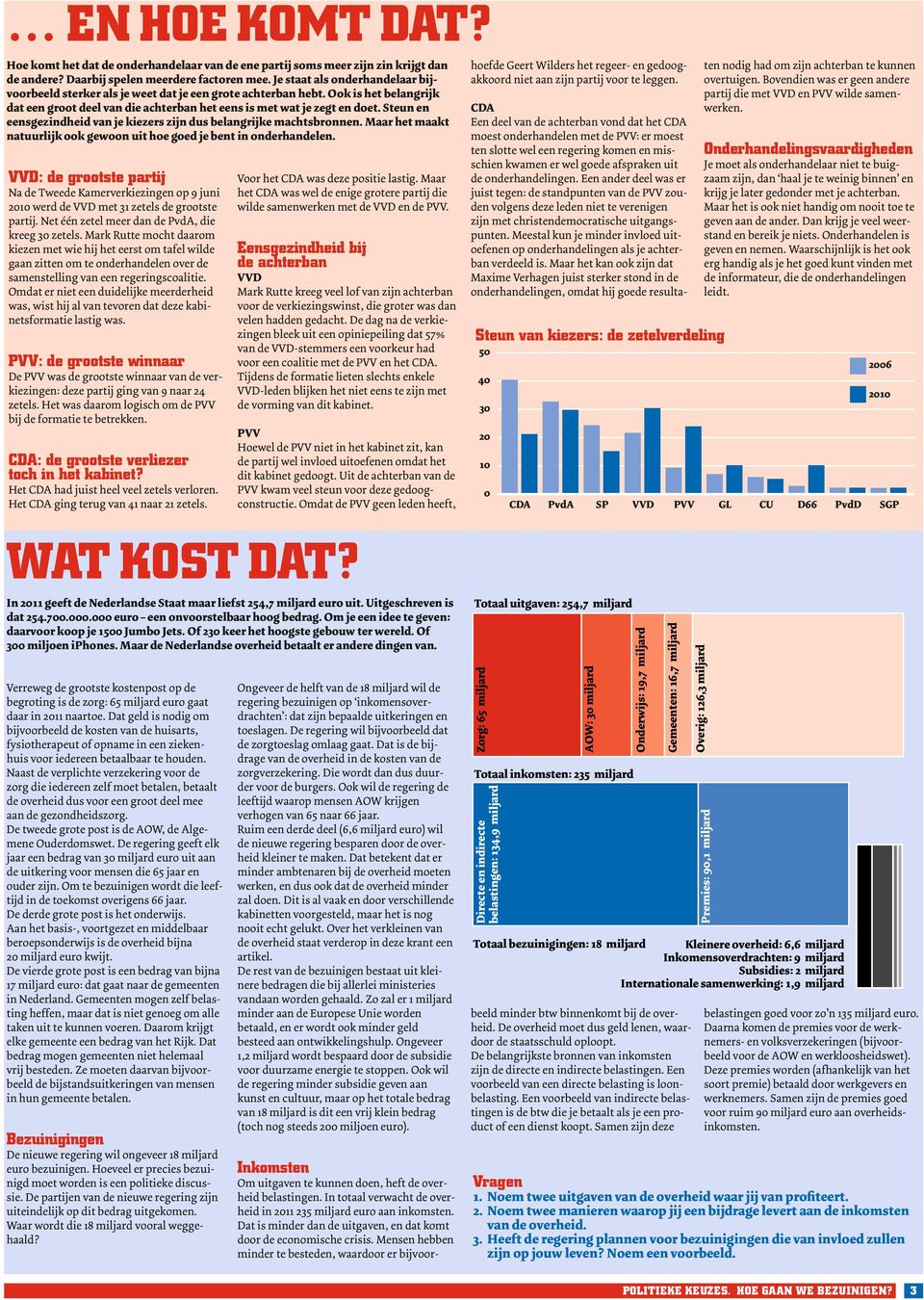 Steun en eensgezindheid van je kiezers zijn dus belangrijke machtsbronnen. Maar het maakt natuurlijk ook gewoon uit hoe goed je bent in onderhandelen.