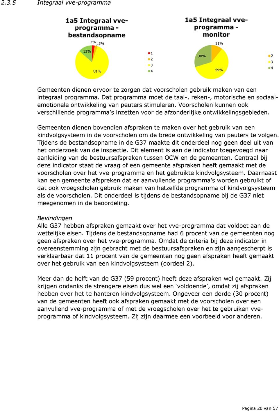 Voorscholen kunnen ook verschillende programma s inzetten voor de afzonderlijke ontwikkelingsgebieden.