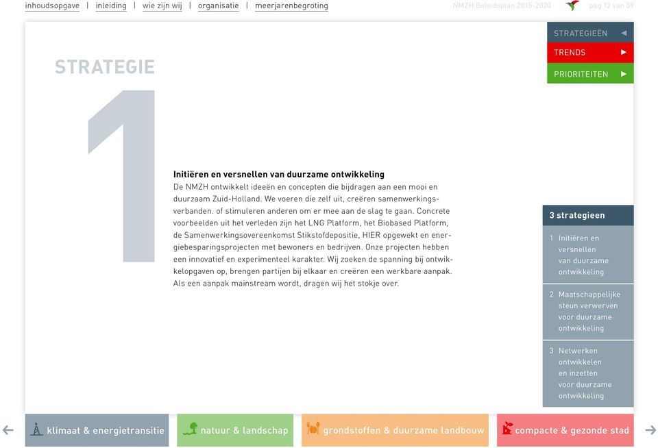 Concrete voorbeelden uit het verleden zijn het LNG Platform, het Biobased Platform, de Samenwerkingsovereenkomst Stikstofdepositie, HIER opgewekt en energiebesparingsprojecten met bewoners en