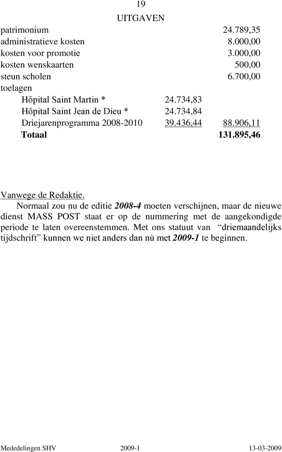 906,11 Totaal 131.895,46 19 Vanwege de Redaktie.