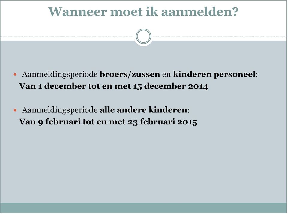 personeel: Van 1 december tot en met 15 december