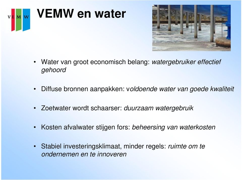 schaarser: duurzaam watergebruik Kosten afvalwater stijgen fors: beheersing van