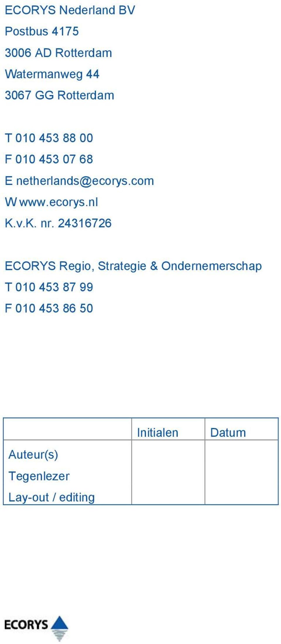 ecorys.nl K.v.K. nr.