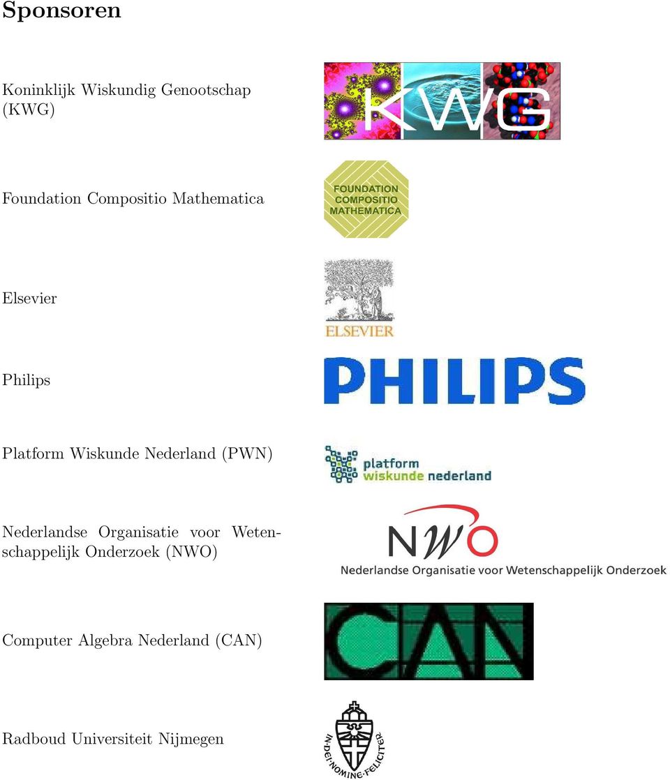 Nederland (PWN) Nederlandse Organisatie voor Wetenschappelijk