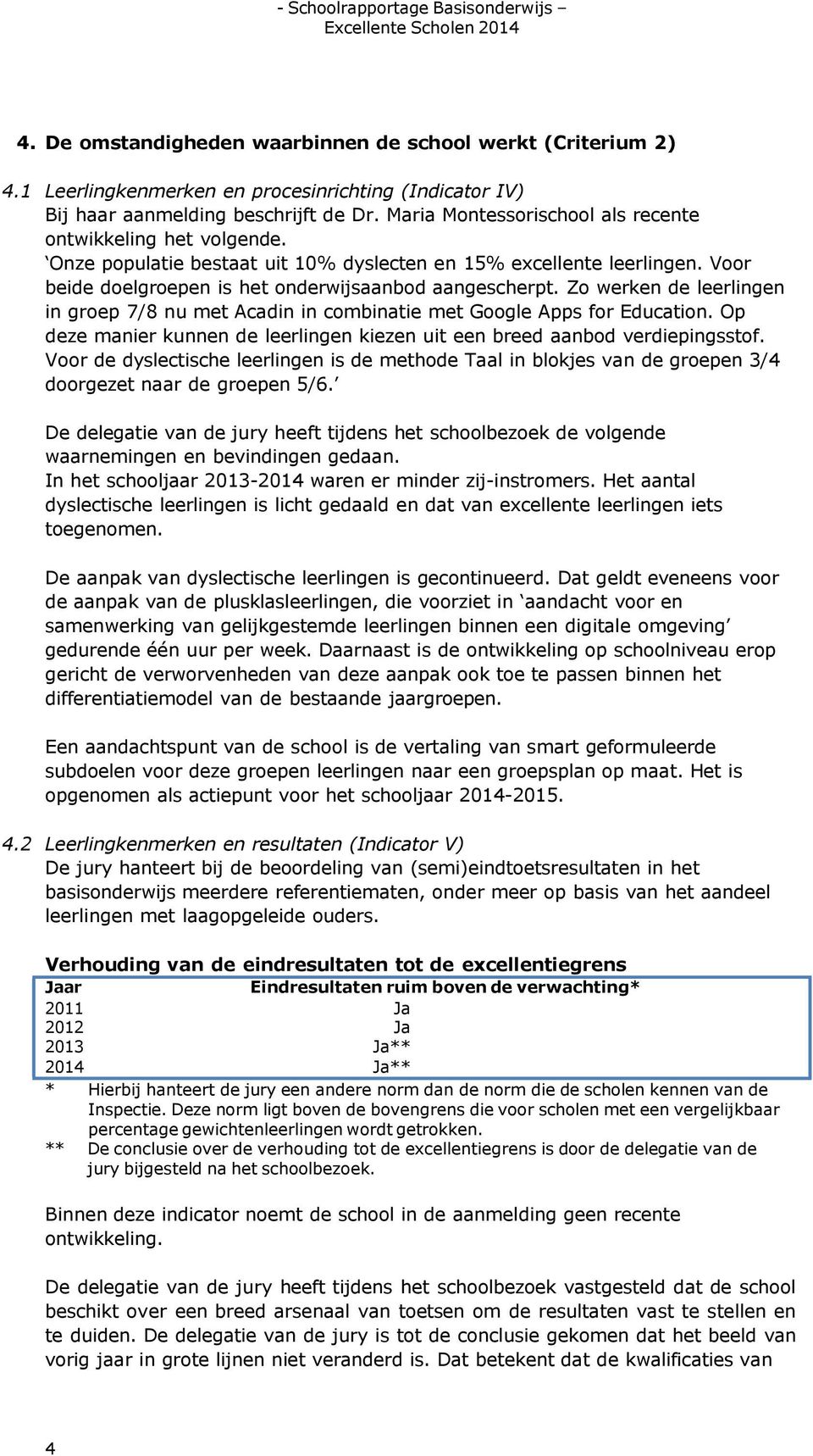 Zo werken de leerlingen in groep 7/8 nu met Acadin in combinatie met Google Apps for Education. Op deze manier kunnen de leerlingen kiezen uit een breed aanbod verdiepingsstof.