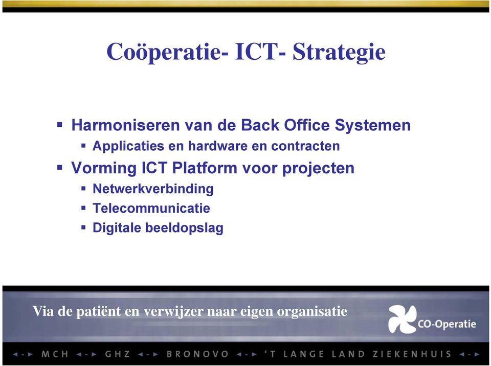 Platform voor projecten Netwerkverbinding Telecommunicatie