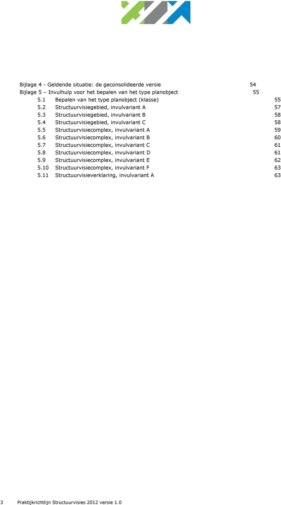 4 Structuurvisiegebied, invulvariant C 58 5.5 Structuurvisiecomplex, invulvariant A 59 5.6 Structuurvisiecomplex, invulvariant B 60 5.