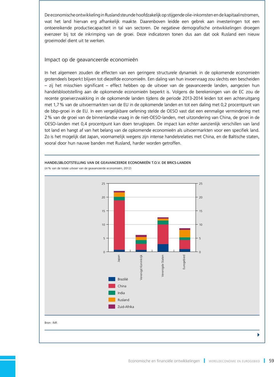 De negatieve demografische ontwikkelingen droegen evenzeer bij tot de inkrimping van de groei. Deze indicatoren tonen dus aan dat ook Rusland een nieuw groeimodel dient uit te werken.