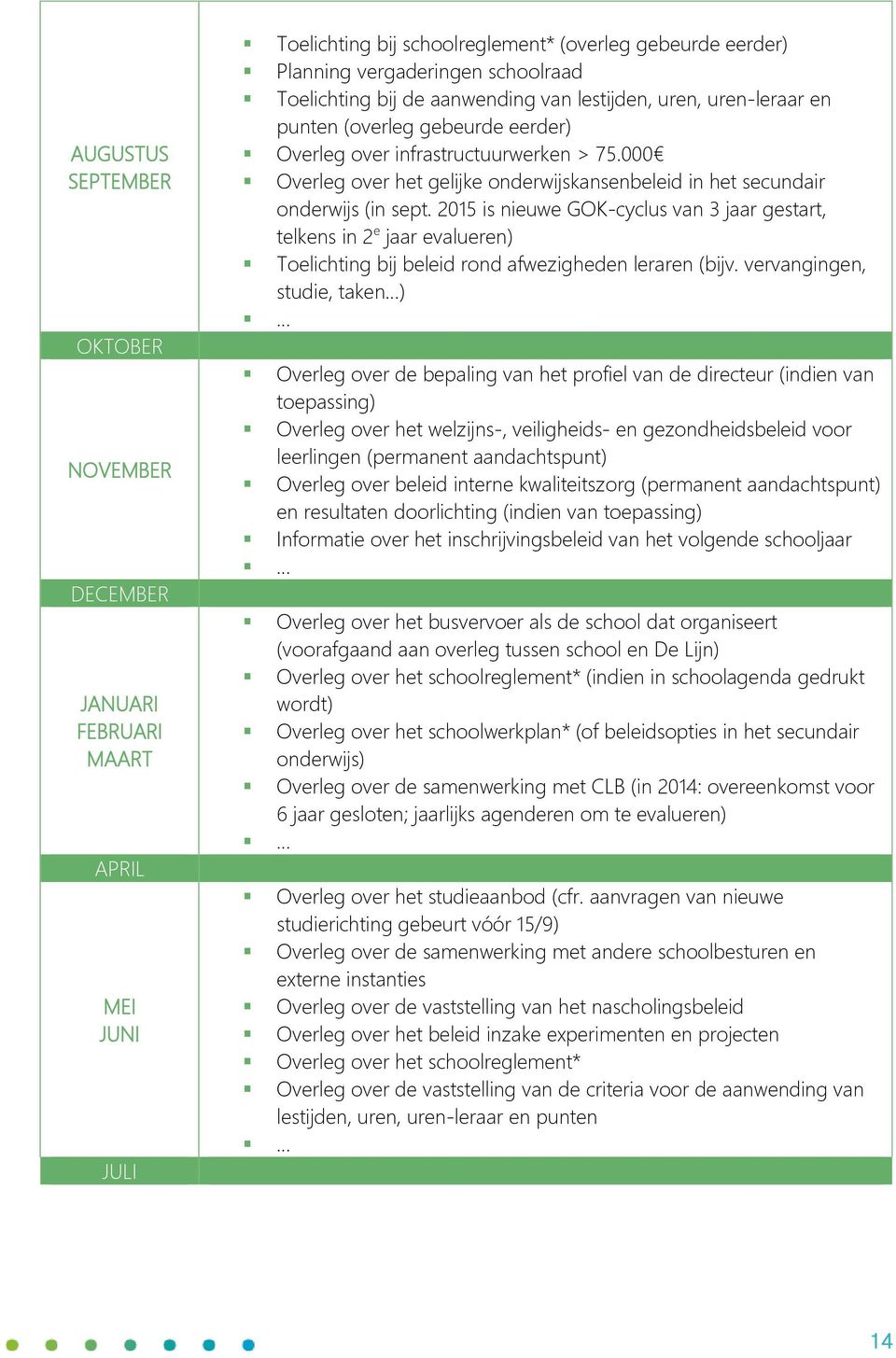 000 Overleg over het gelijke onderwijskansenbeleid in het secundair onderwijs (in sept.