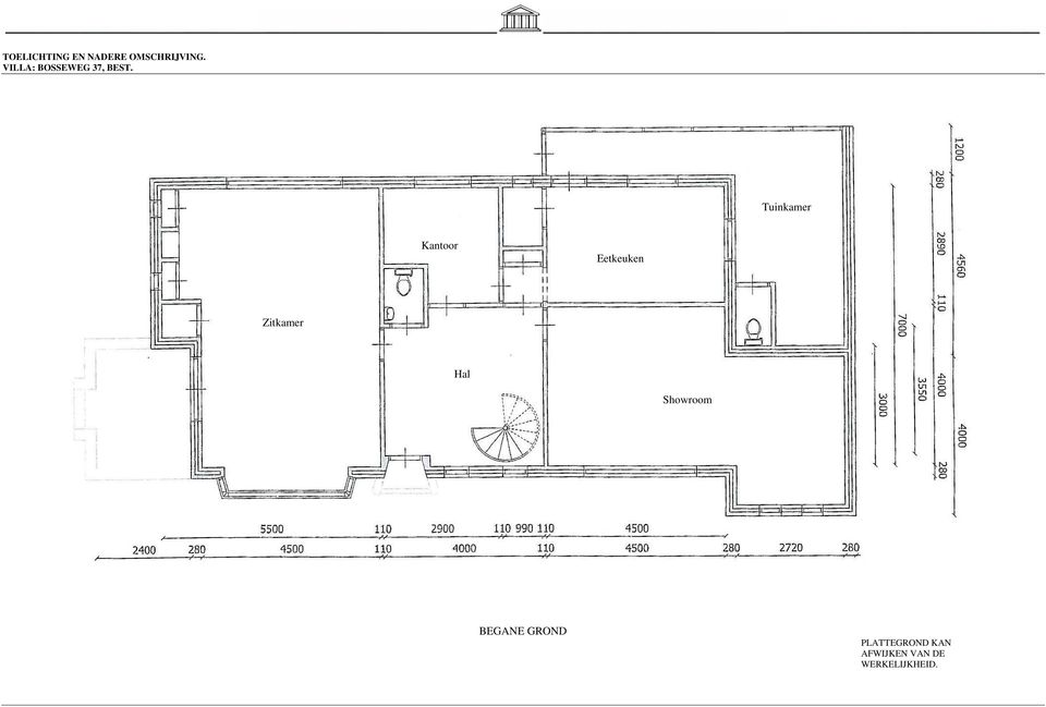 Tuinkamer Kantoor Eetkeuken Zitkamer Hal