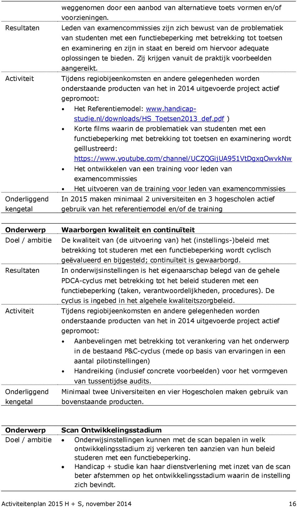 oplossingen te bieden. Zij krijgen vanuit de praktijk voorbeelden aangereikt.