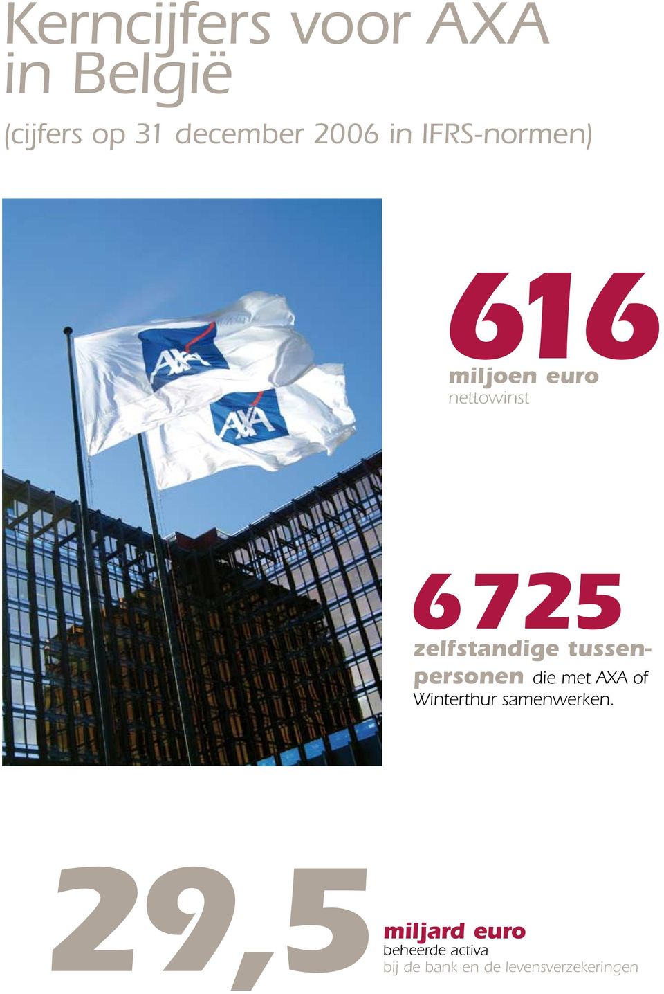 tussenpersonen die met AXA of Winterthur samenwerken.