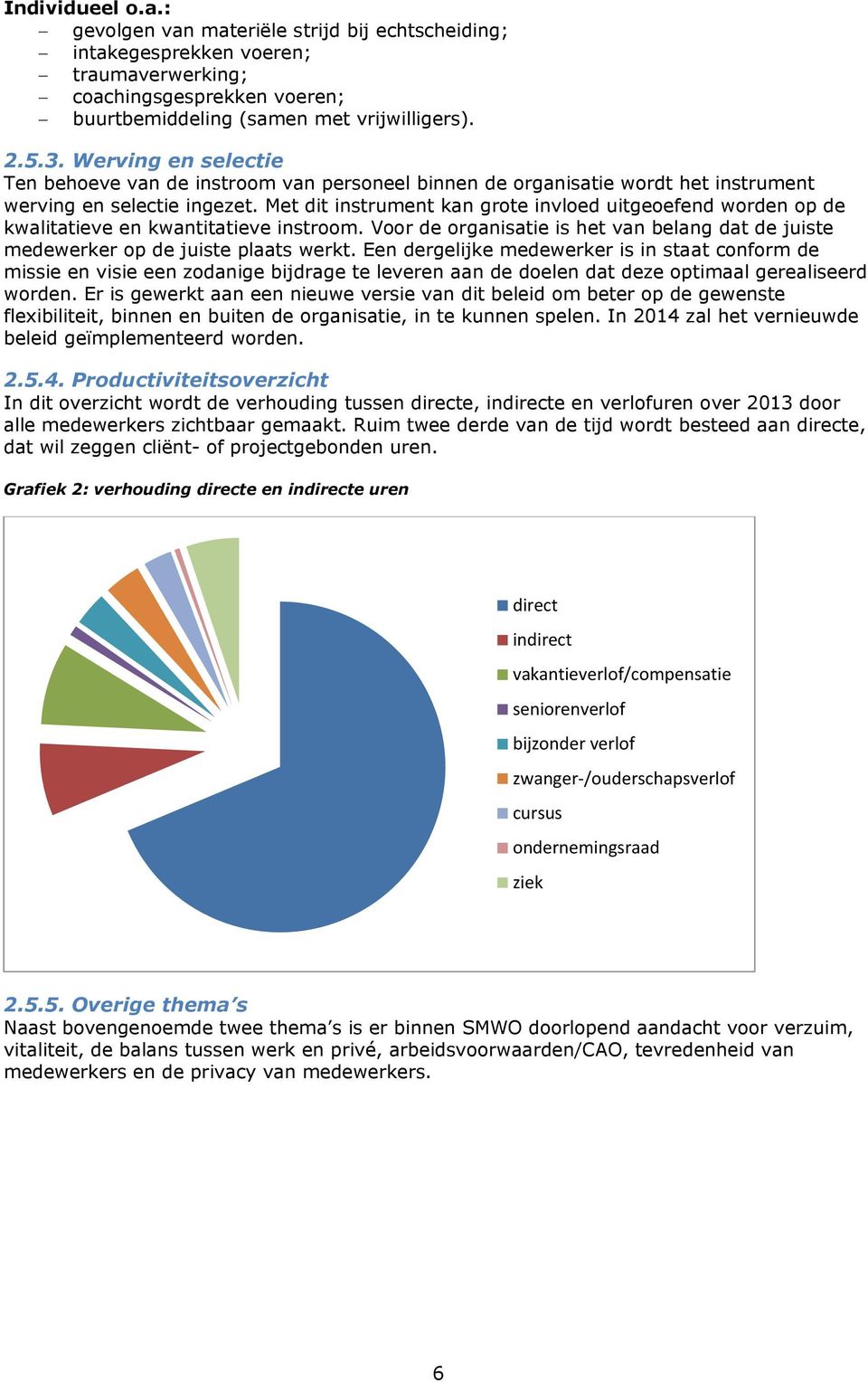 Met dit instrument kan grote invloed uitgeoefend worden op de kwalitatieve en kwantitatieve instroom. Voor de organisatie is het van belang dat de juiste medewerker op de juiste plaats werkt.