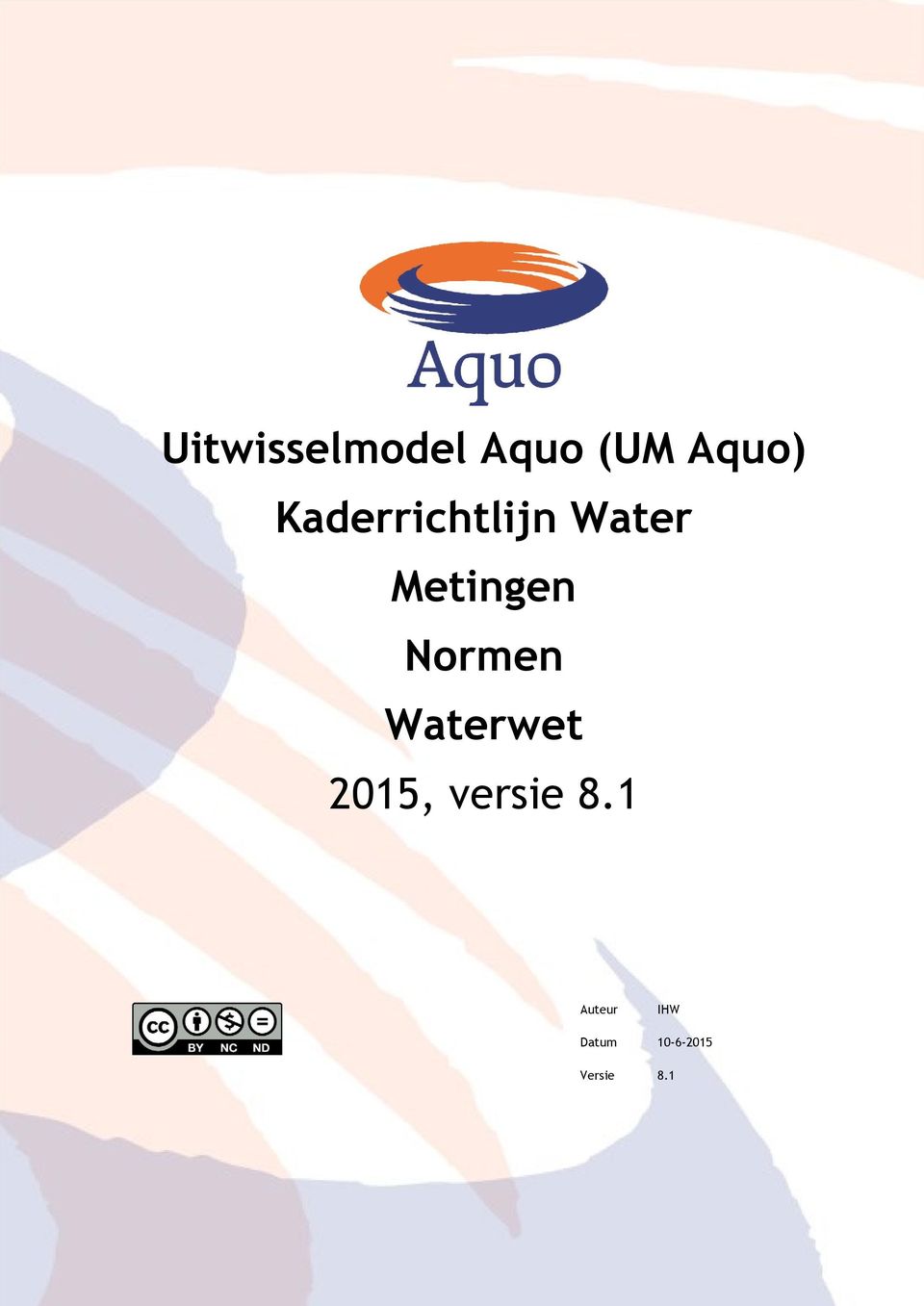 Normen Waterwet 2015, versie 8.