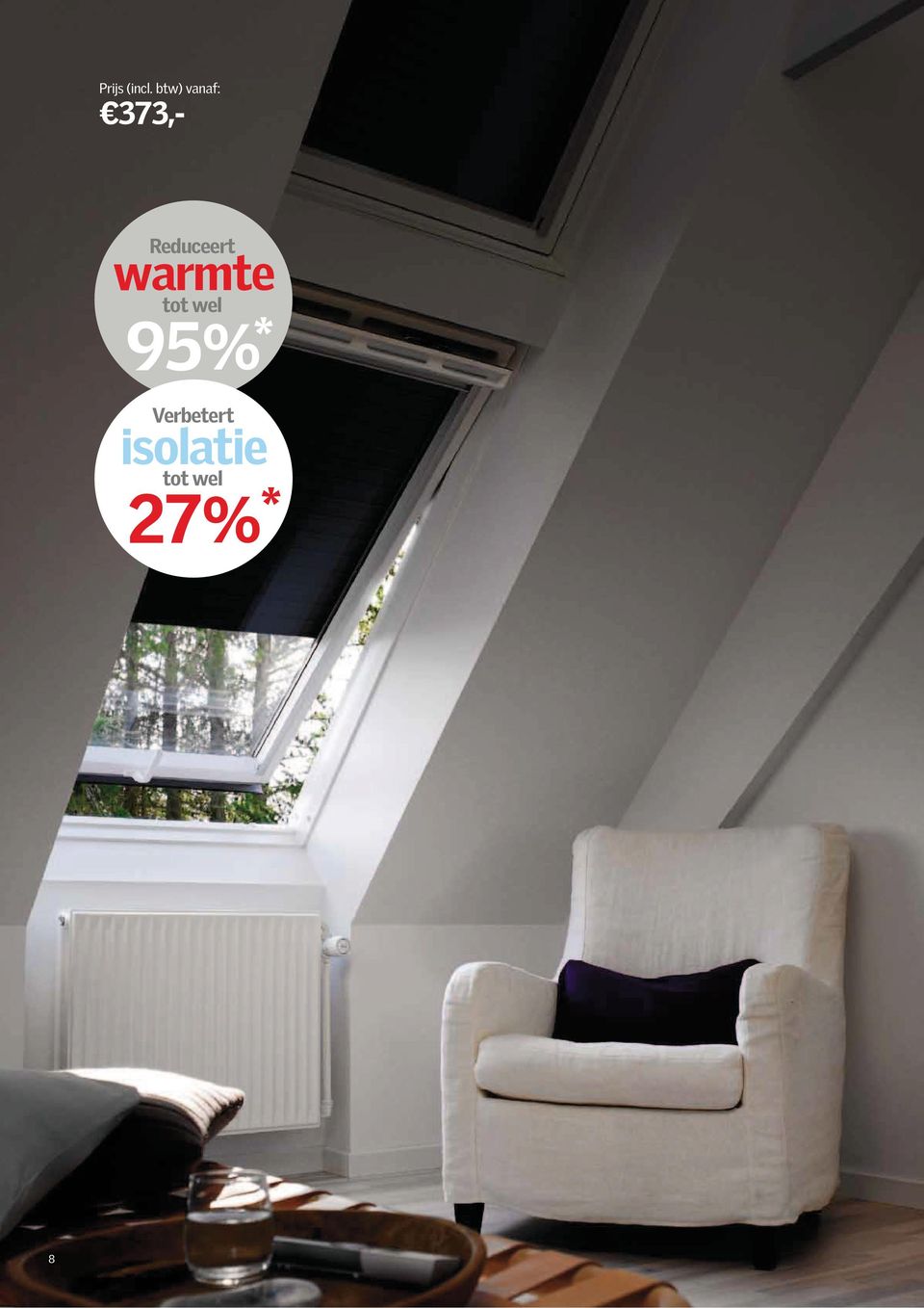 Reduceert warmte tot wel