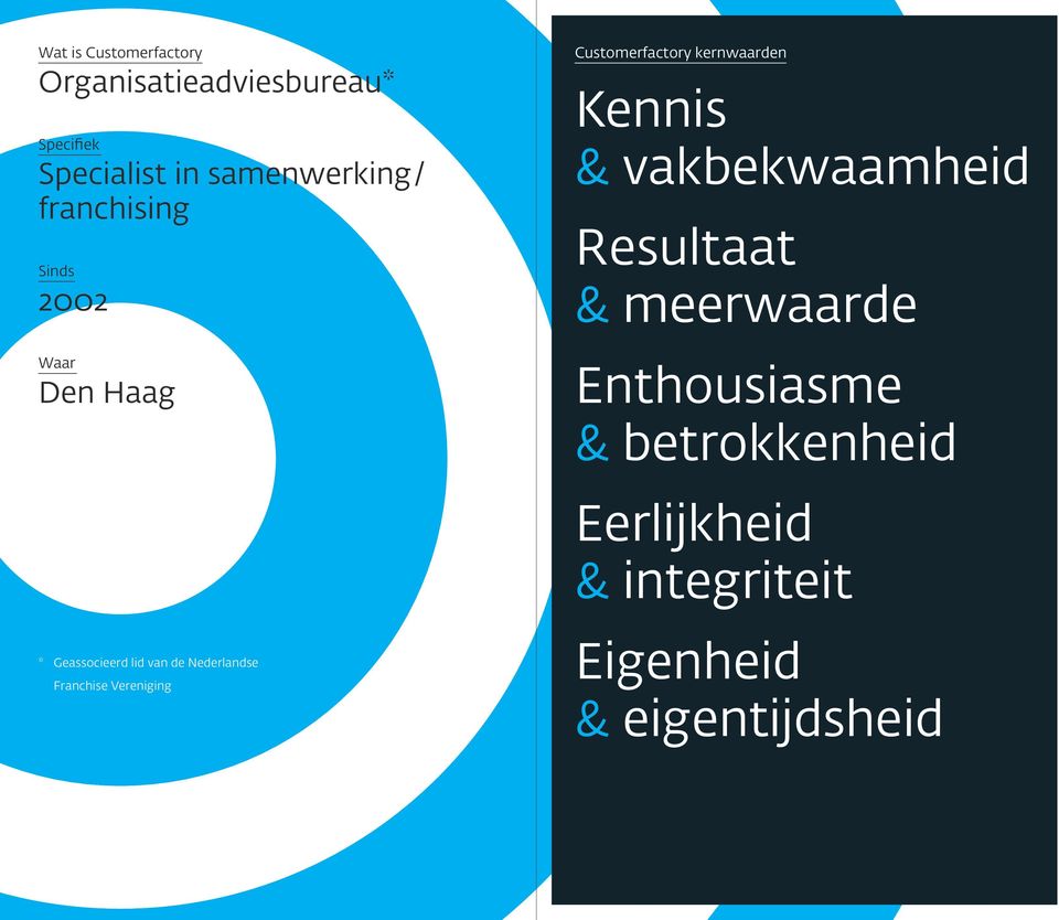 Kennis & vakbekwaamheid Resultaat & meerwaarde Enthousiasme & betrokkenheid