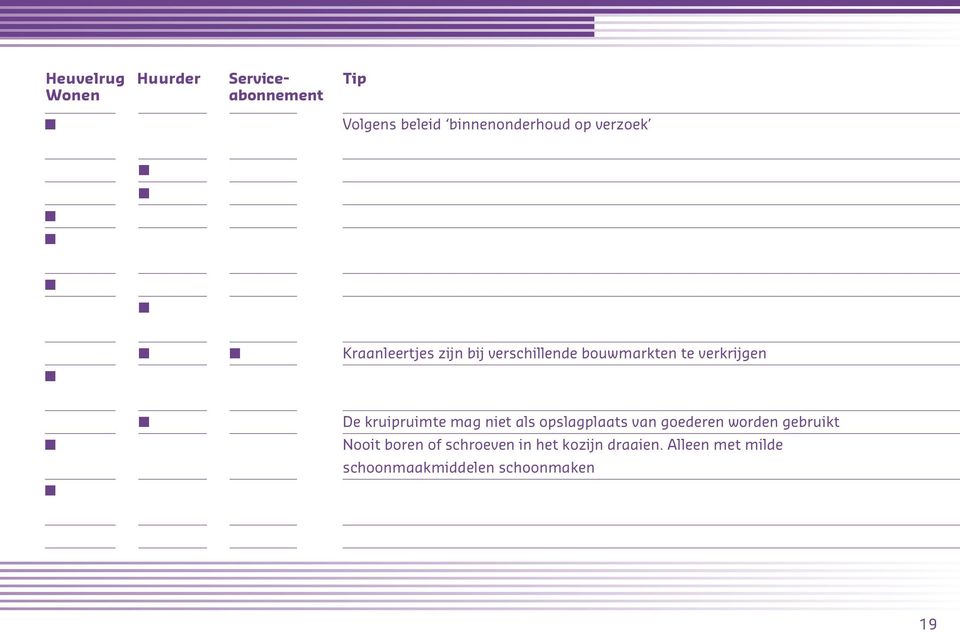 verkrijge De kruipruimte mag iet als opslagplaats va goedere worde gebruikt