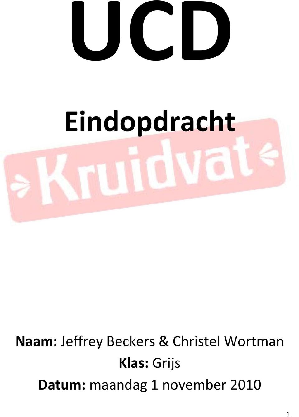 Christel Wortman Klas: