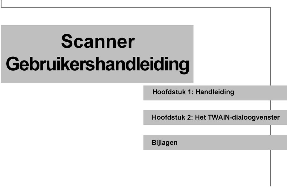 Hoofdstuk 1: Handleiding