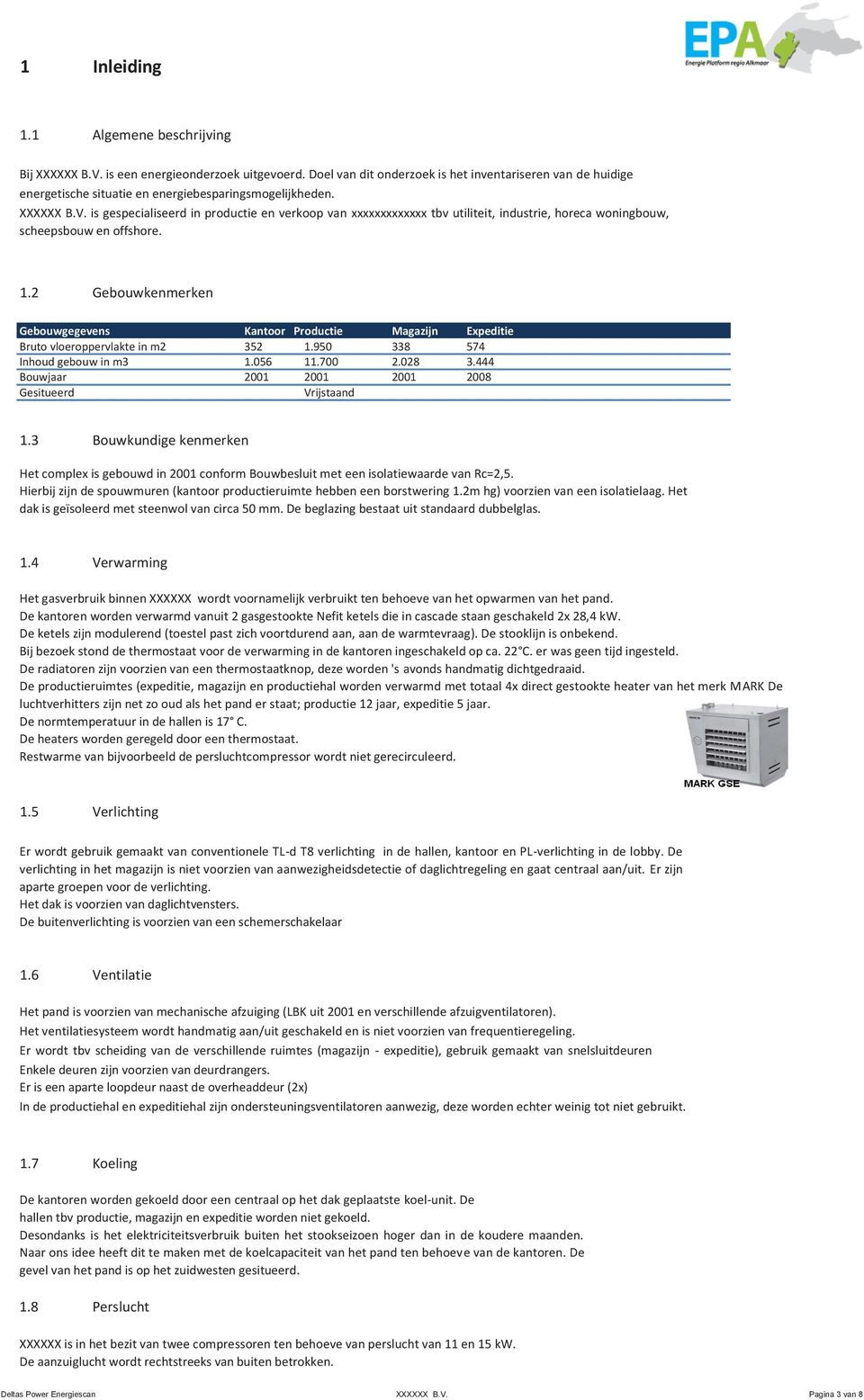 is gespecialiseerd in productie en verkoop van xxxxxxxxxxxxx tbv utiliteit, industrie, horeca woningbouw, scheepsbouw en offshore. 1.