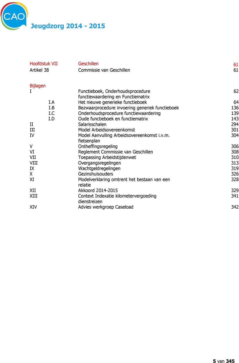 D Oude functieboek en functiema