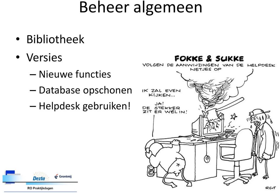 Nieuwe functies