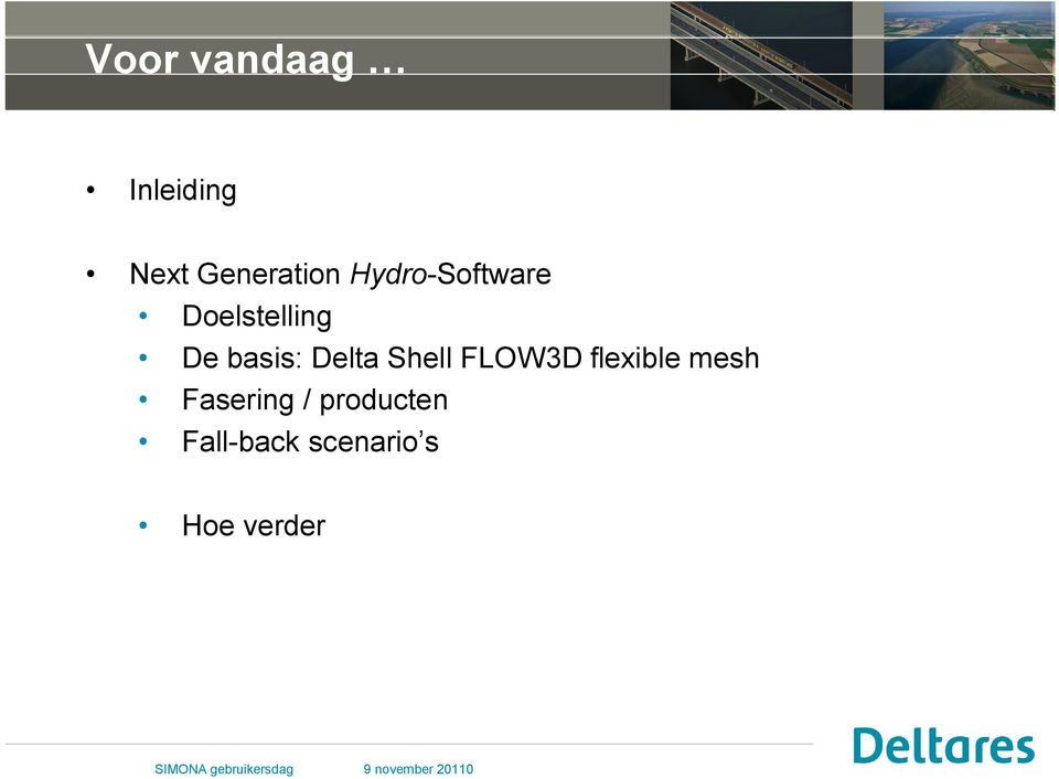 Delta Shell FLOW3D flexible mesh