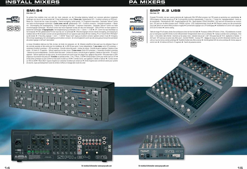 connectors en RCA/cinch - Master mix - Volume met max.