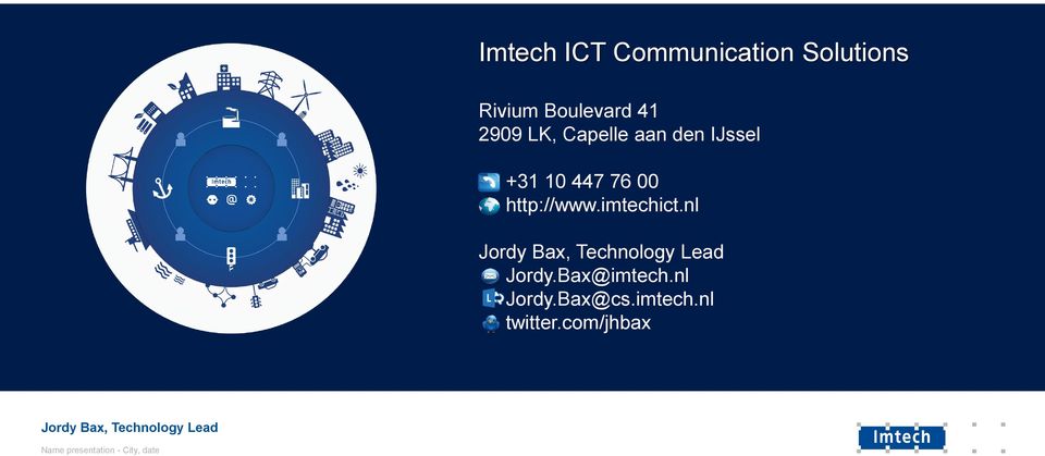 http://www.imtechict.nl Jordy.Bax@imtech.nl Jordy.Bax@cs.