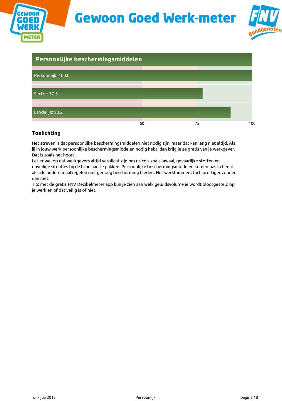 Let er wel op dat werkgevers altijd verplicht zijn om risico s zoals lawaai, gevaarlijke stoffen en onveilige situaties bij de bron aan te pakken.