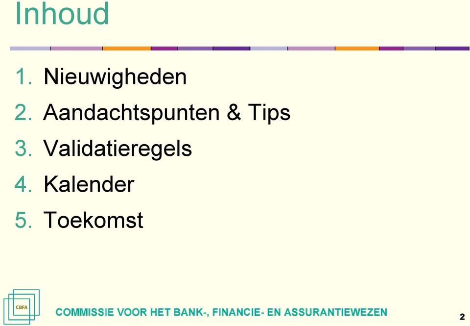 Aandachtspunten & Tips