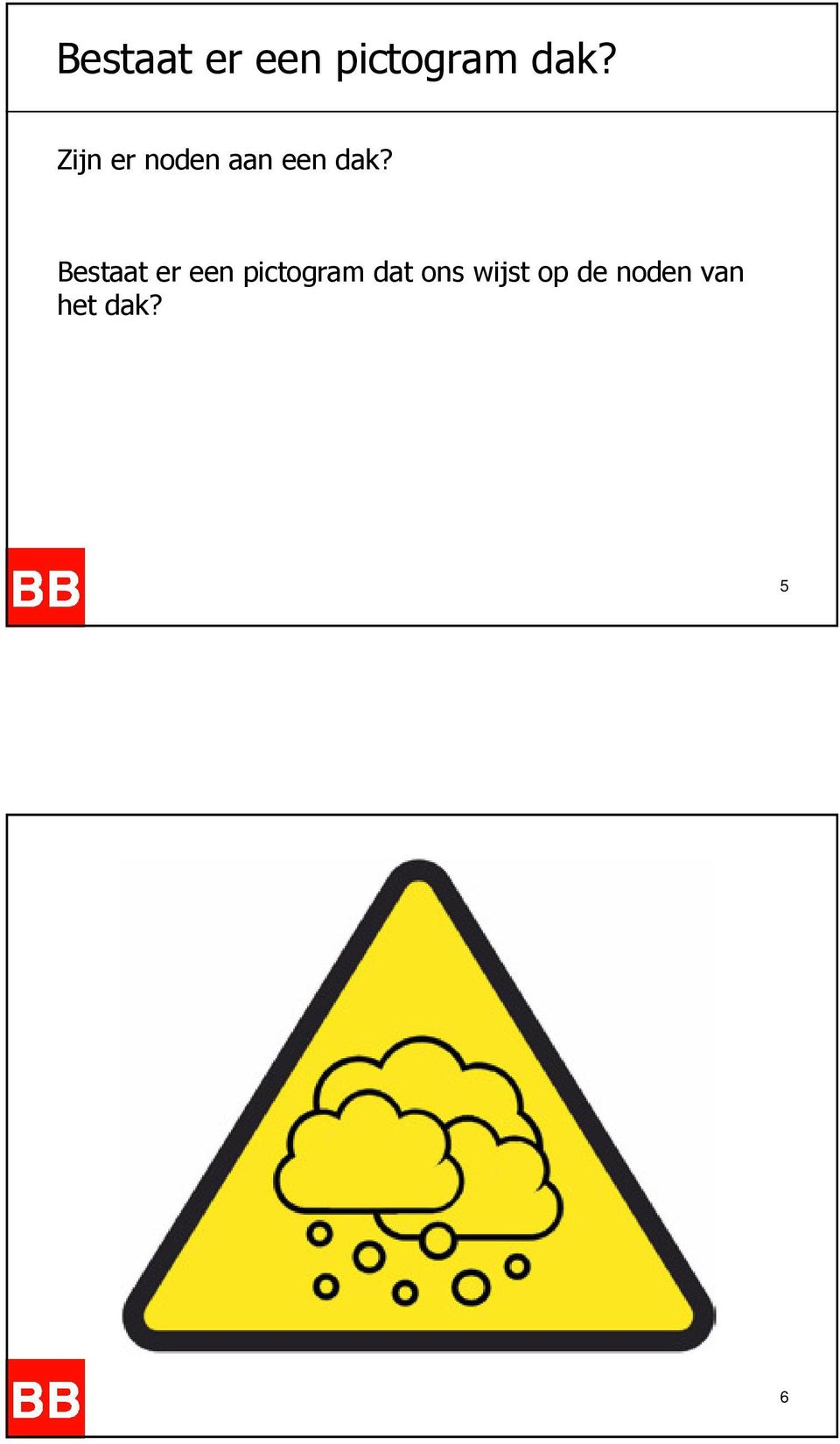 Bestaat er een pictogram dat