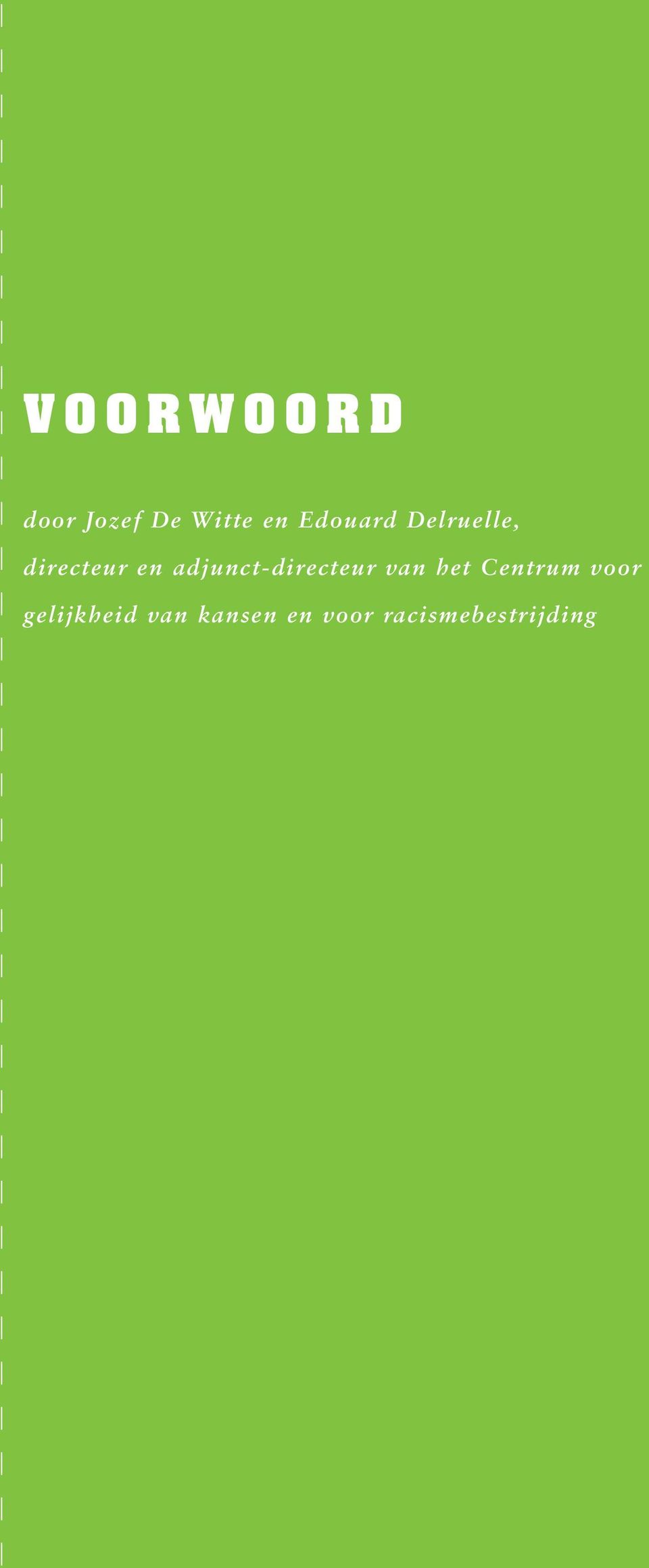 adjunct-directeur van het Centrum voor