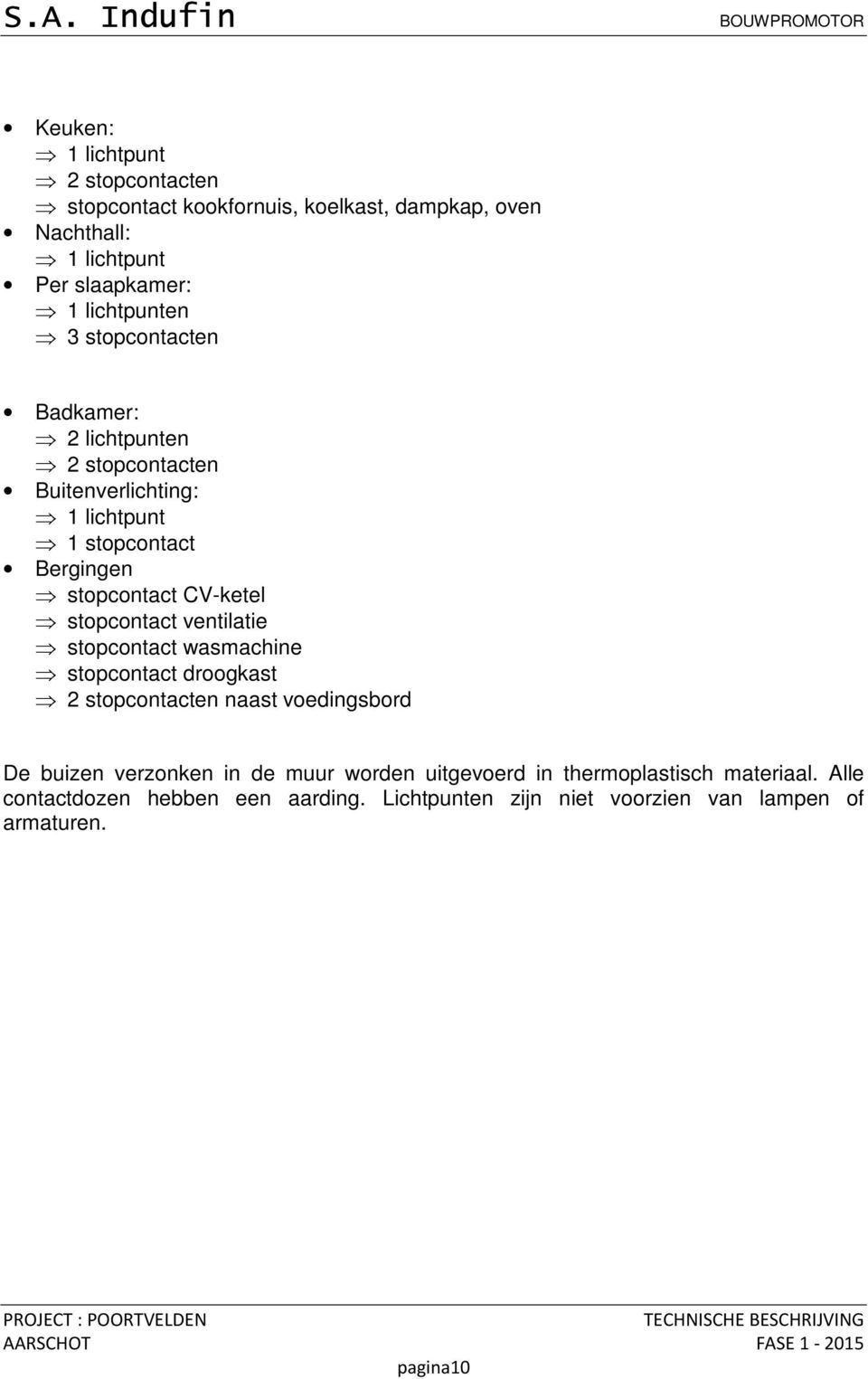 stopcontact ventilatie stopcontact wasmachine stopcontact droogkast 2 stopcontacten naast voedingsbord De buizen verzonken in de muur