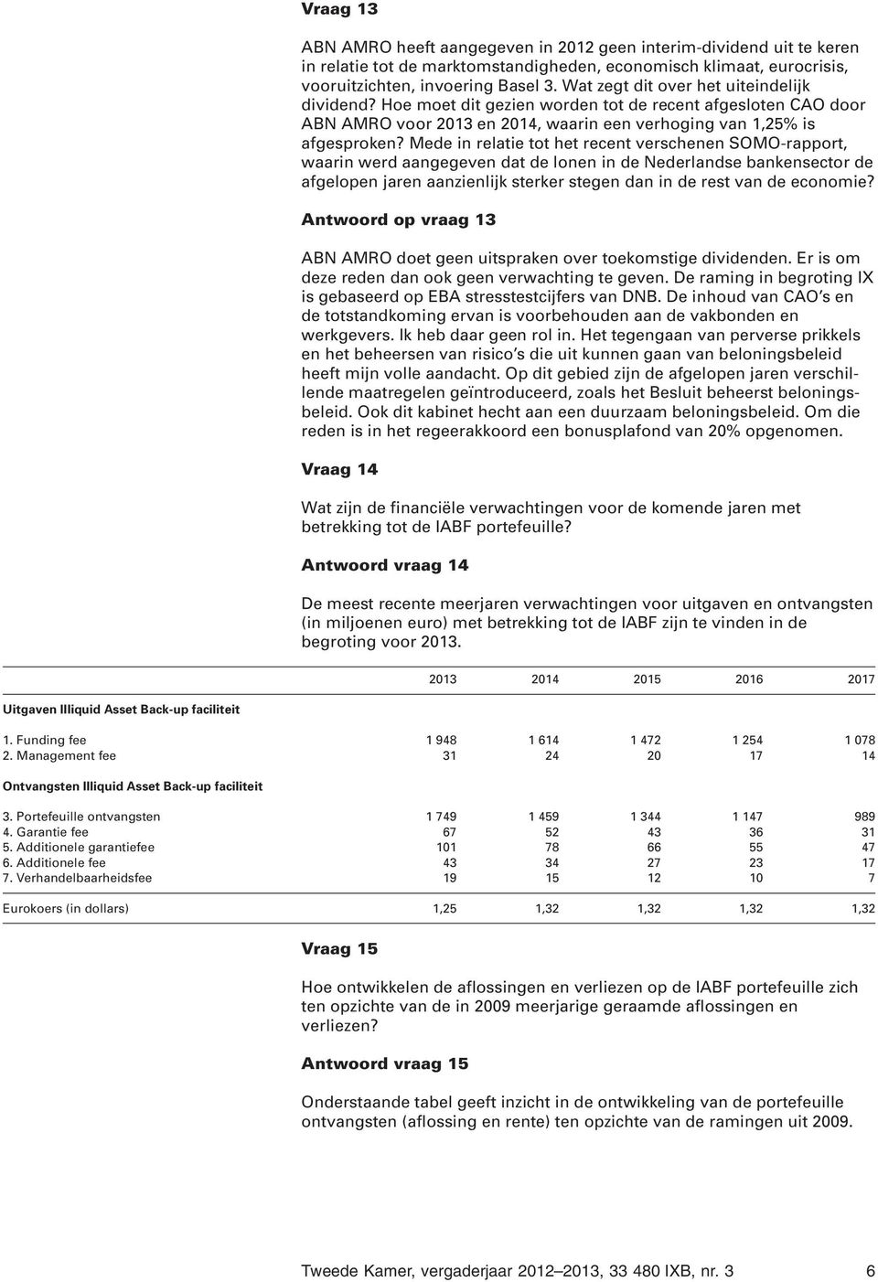 Mede in relatie tot het recent verschenen SOMO-rapport, waarin werd aangegeven dat de lonen in de Nederlandse bankensector de afgelopen jaren aanzienlijk sterker stegen dan in de rest van de economie?