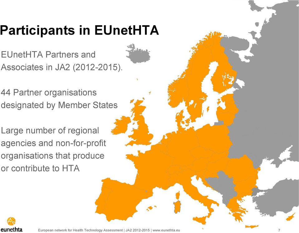 agencies and non-for-profit organisations that produce or contribute to HTA