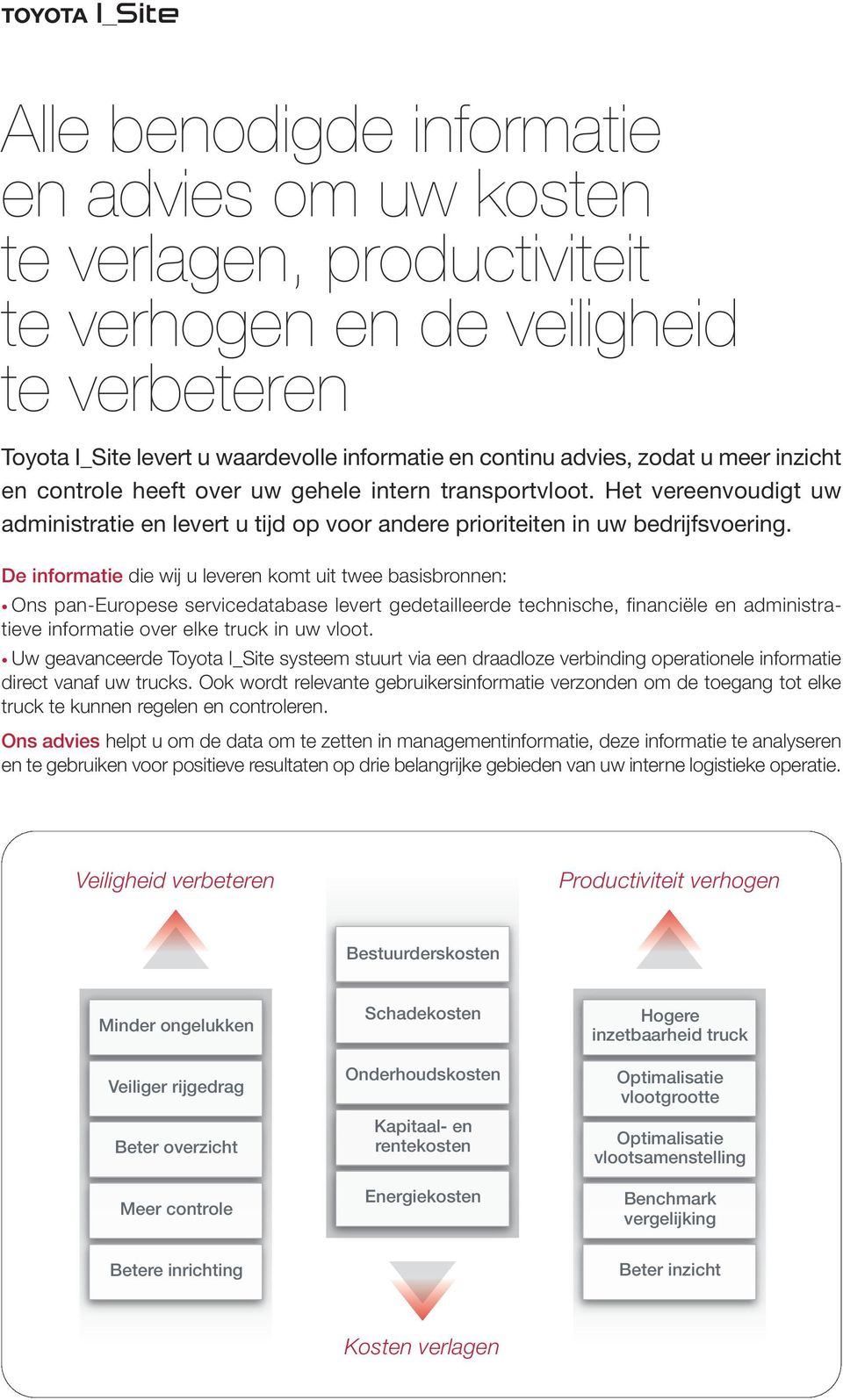 De informatie die wij u leveren komt uit twee basisbronnen: Ons pan-europese servicedatabase levert gedetailleerde technische, financiële en administratieve informatie over elke truck in uw vloot.