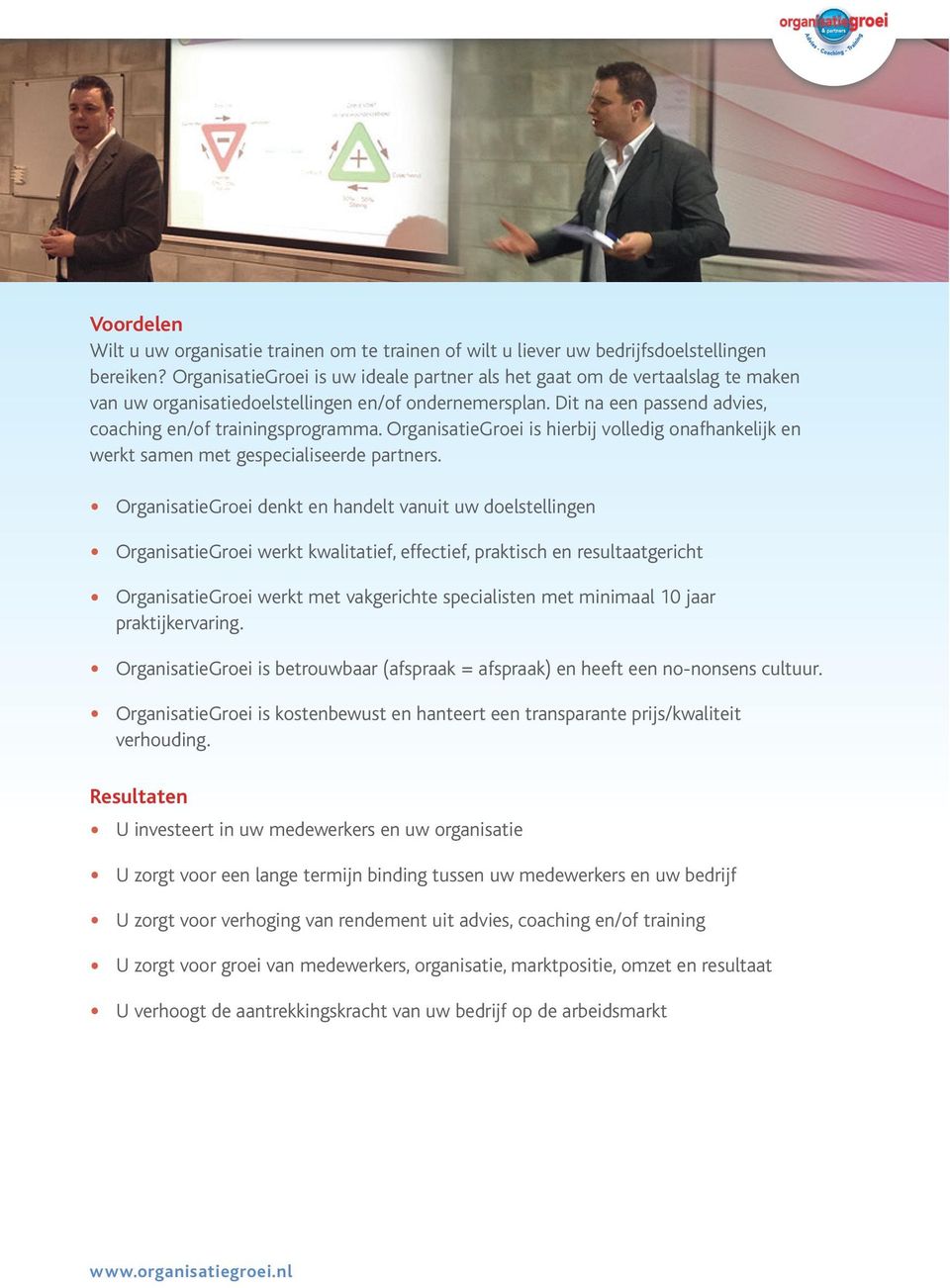 werkt samen met gespecialiseerde partners.