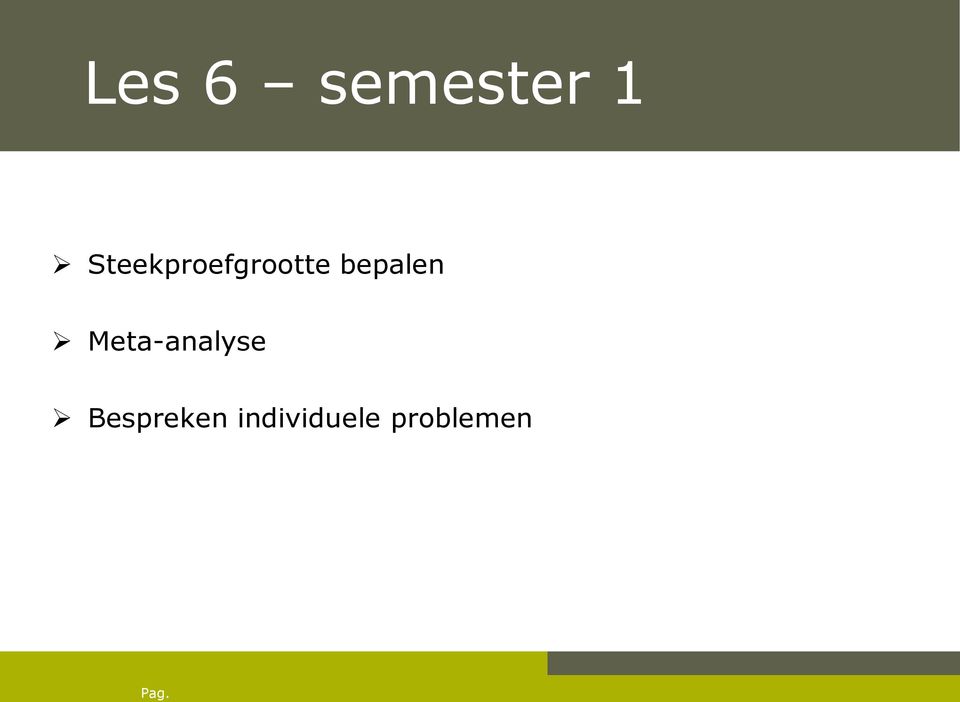 bepalen Meta-analyse