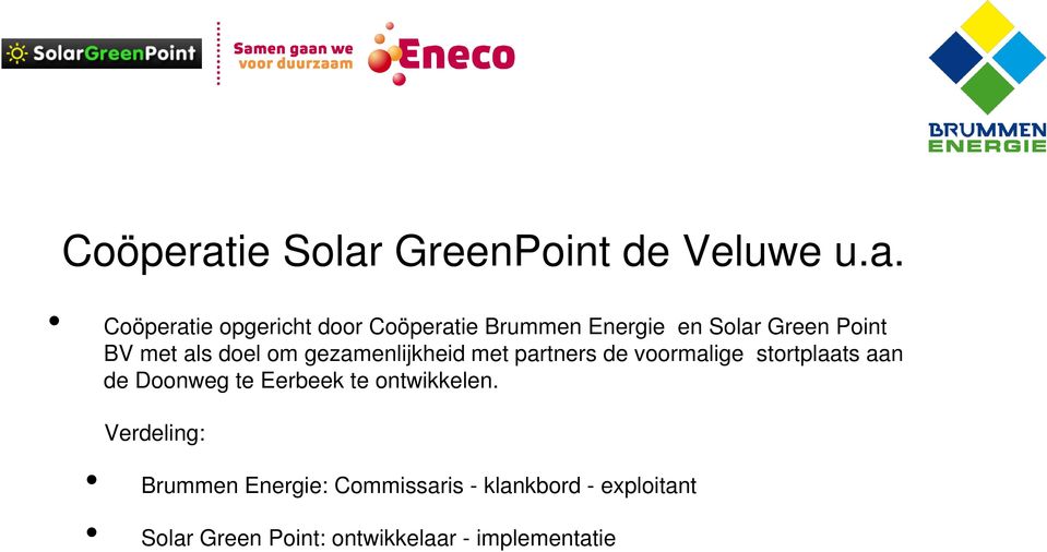 GreenPoint de Veluwe u.a.