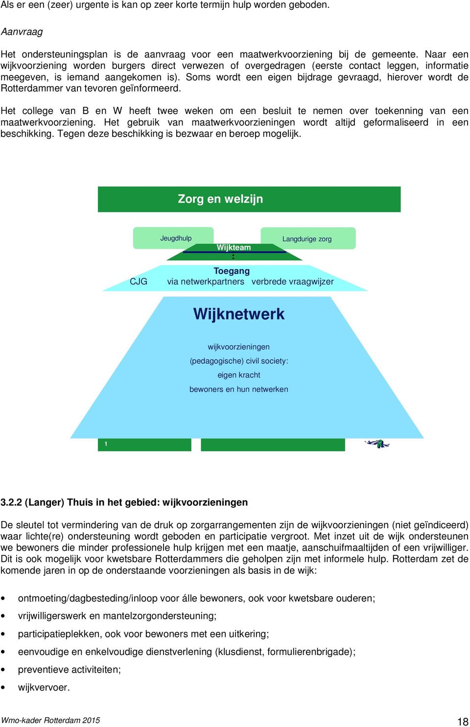 Soms wordt een eigen bijdrage gevraagd, hierover wordt de Rotterdammer van tevoren geïnformeerd.