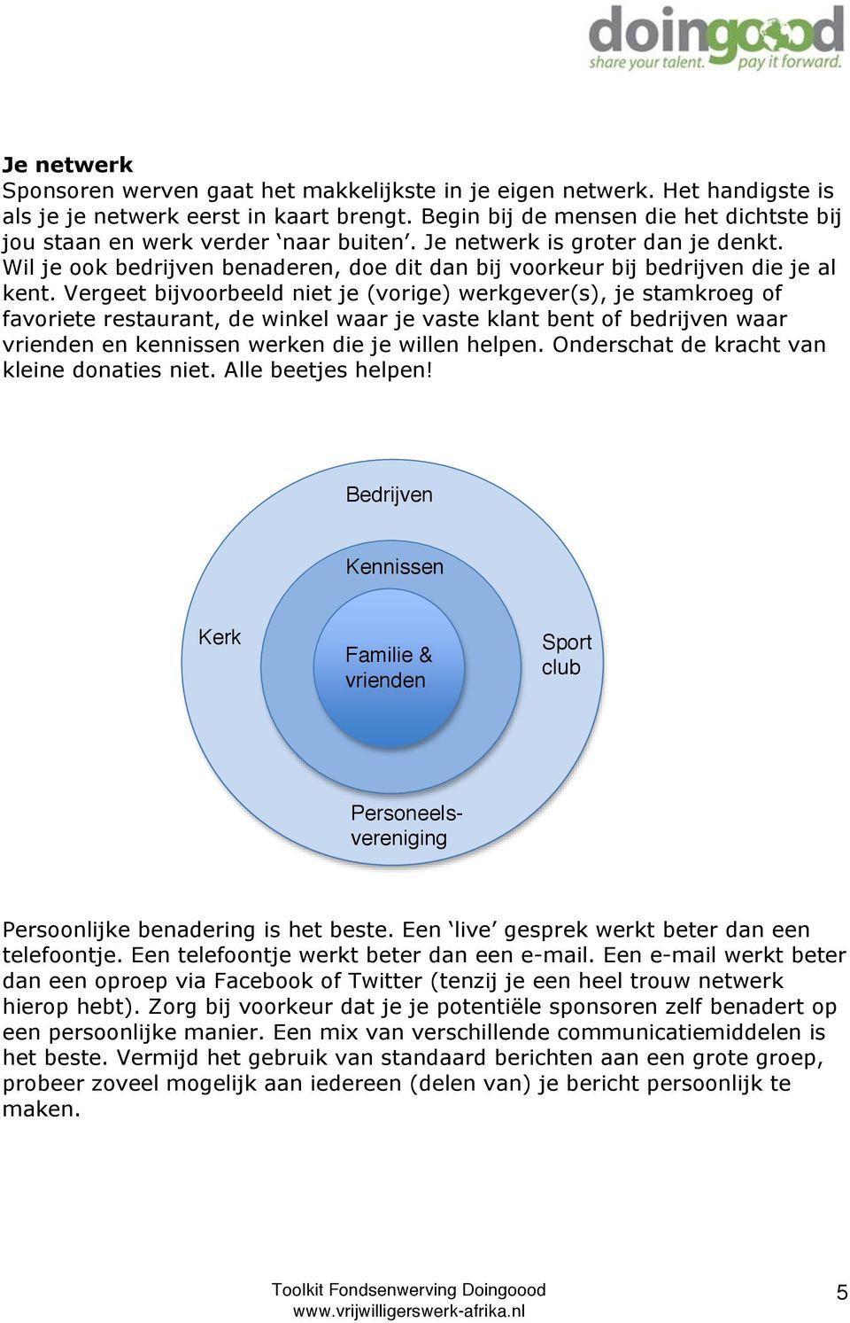 Vergeet bijvoorbeeld niet je (vorige) werkgever(s), je stamkroeg of favoriete restaurant, de winkel waar je vaste klant bent of bedrijven waar vrienden en kennissen werken die je willen helpen.