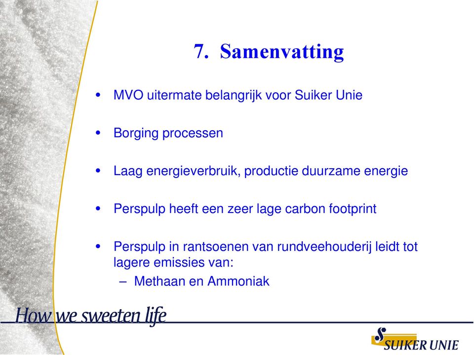 Perspulp heeft een zeer lage carbon footprint Perspulp in