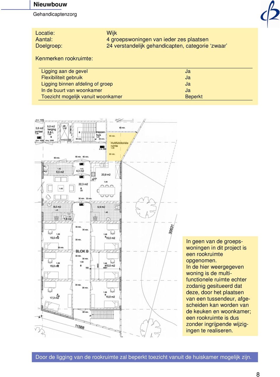 In de hier weergegeven woning is de multifunctionele ruimte echter zodanig gesitueerd dat deze, door het plaatsen van een tussendeur,