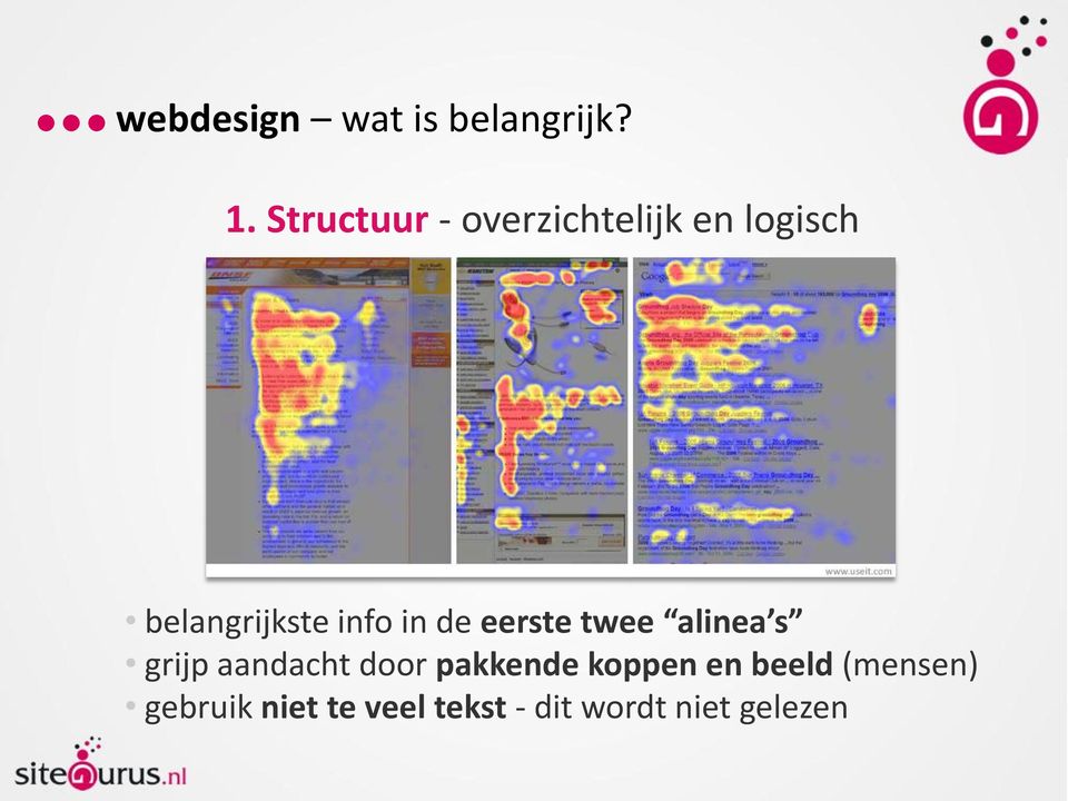 info in de eerste twee alinea s grijp aandacht door