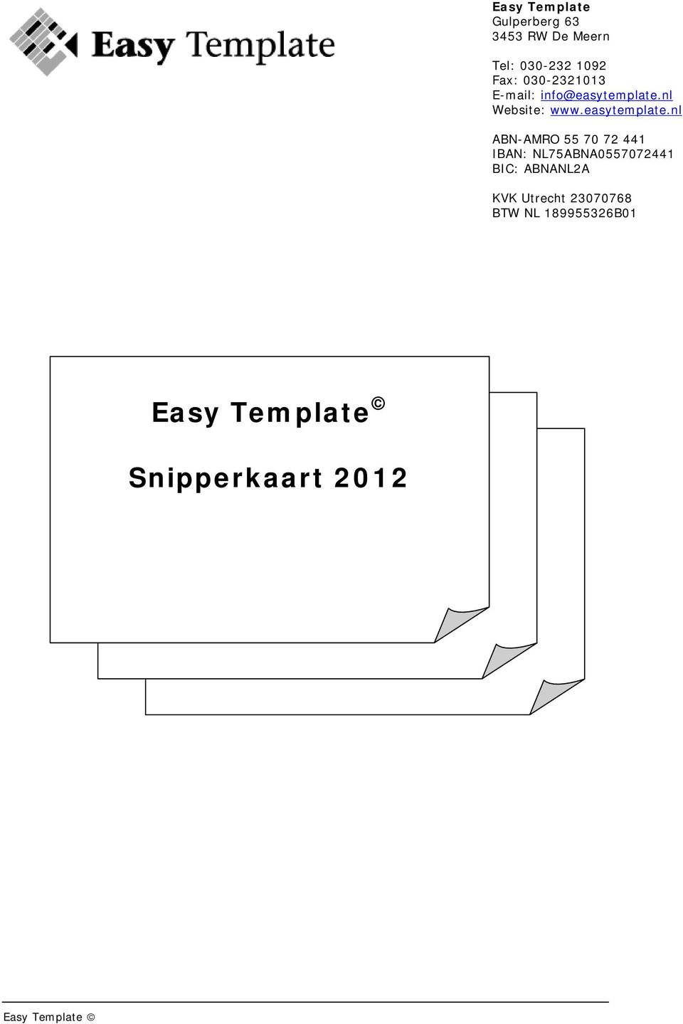 nl Website: www.easytemplate.