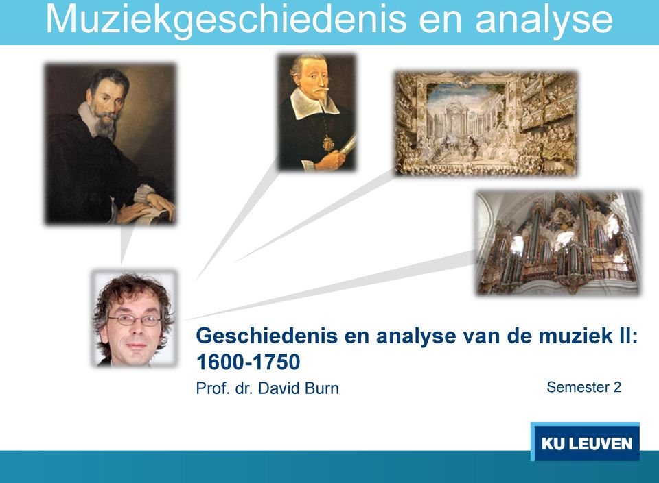 analyse van de muziek II: